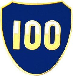 100th Infantry Division Pin - (1 inch)