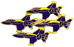 4 Blue Angel Aircraft Large Pin - (1 3/4 inch)