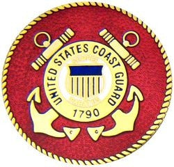 U S Coast Guard Large Pin - (38MM inch)