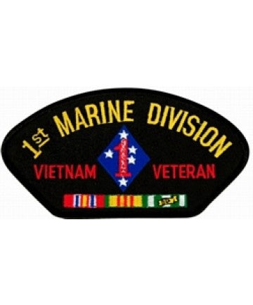 1st Marine Division Vietnam Veteran with Ribbons