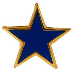 ROTC Blue Star Honor Unit Pin - (1/2 inch)