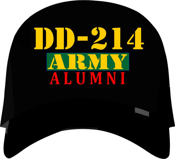 DD-214 Army Alumni in Black
