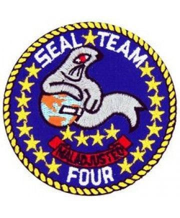 NAVY NAVAL SPECIAL WARFARE UNIT SEAL TEAM 5" EMBROIDERED TRIDENT PATCH - Foto 9