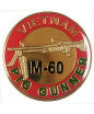 Vietnam M-60 Pig Gunner Pin - (1 inch)