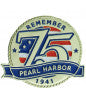 Pearl Harbor 75th Anniversary 1" - (1 inch)