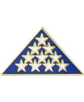 Folded Ceremonial Flag Pin - (7/8 inch)