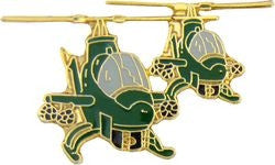 2-Cobra Formation Helicopter Pin - (1 1/2 inch)