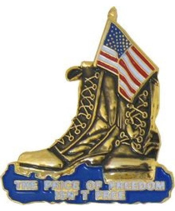 Freedom Isn't Free Pin - (1 1/4 inch)
