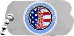 Army National Guard Insignia Dog Tag Pin - (1 inch)
