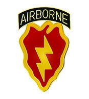 25th Infantry Division Airborne Pin - (1 1/8 inch)
