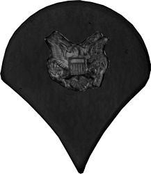 Army Specialist 4 Rank Insignia Pin - BLACK