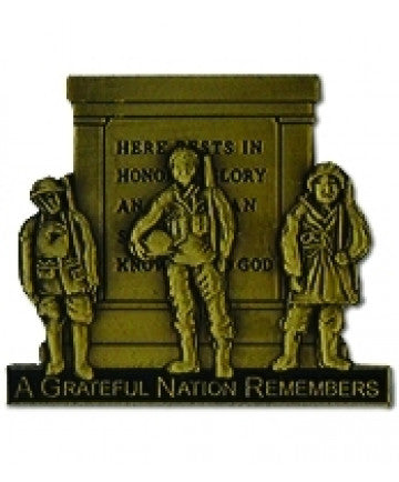 Grateful Nation Pin - (1 1/4 inch)