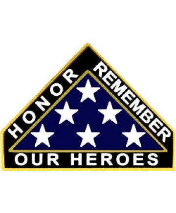 Honor, Remember Our Heroes Pin - (1 inch)