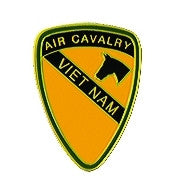 1st Air Cavalry Vietnam Pin - (1 inch)