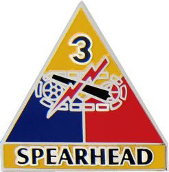 3rd Armored Division Spearhead Pin - (1 inch)