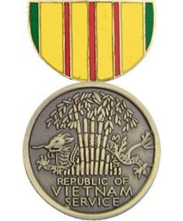 Vietnam Service Pin (1 1/8 inch)