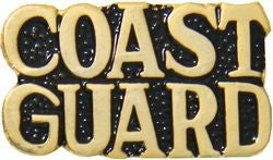Coast Guard Script Pin - (1 inch)