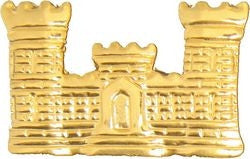 Corps of Engineer Castle Pin - GOLD