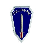 Infantry School Follow Me Pin - (1 1/16 inch)
