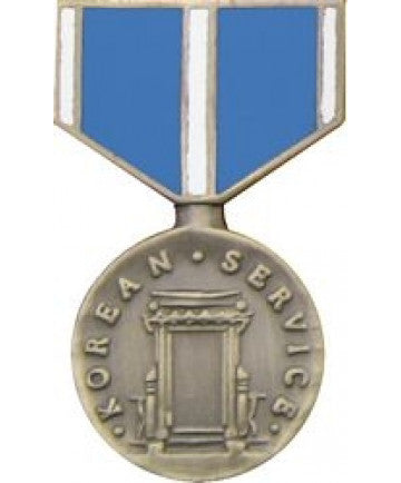 Korean Service Pin  (1 1/8 inch)