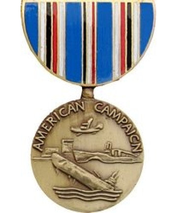 American Campaign Pin (1 1/8 inch)