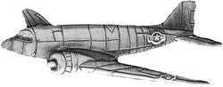 C-47 Aircraft Pin - (1 1/4 inch)