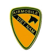 1st Airmobile Vietnam Pin - (1 inch)