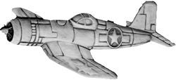 Corsair Aircraft Pin - (1 1/4 inch)
