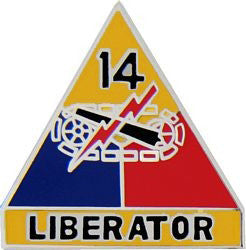 14th Armored Division Liberator Pin - (1 inch)