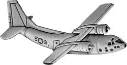 C-123 Provider Aircraft Pin - (1 1/4 inch)