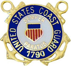 United States Coast Guard 1790 Insignia Pin - (7/8 inch