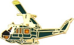 UH-1 Huey Helicopter Pin - (1 1/4 inch)