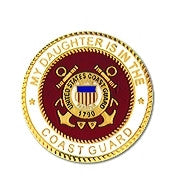 My Daughter Is In The Coast Guard Insignia Pin - (7/8 inch)