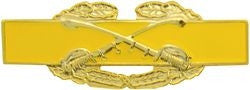 Combat Cavalry Crossed Sabers Large Pin - (1 1/2 inch)
