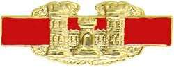 Combat Engineer Large Pin - (1 1/2 inch)