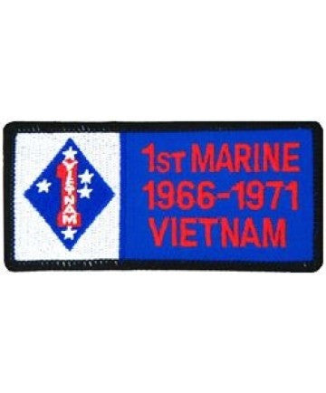 1st Marine Division Vietnam 1966 - 1971 3" Patch