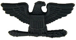 Army Colonel Rank (pair) right & left in black - (1 1/2 inch)