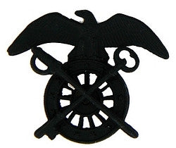 Army Quartermaster pins Black - (1 inch)