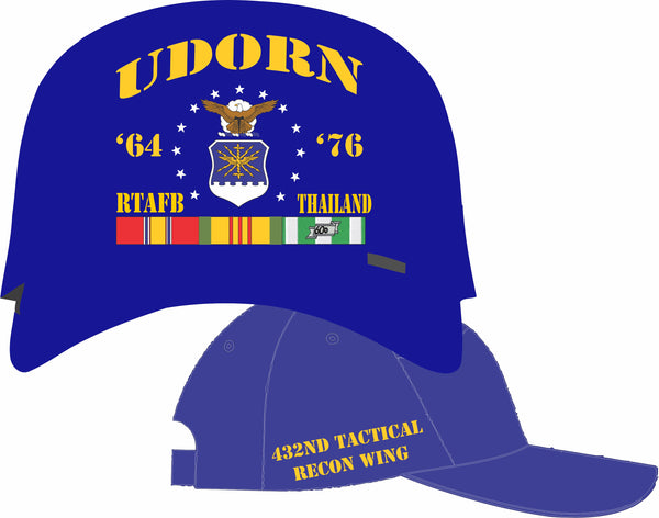 Air Force Thailand UDorn 432nd Tac Recon Wing Cap