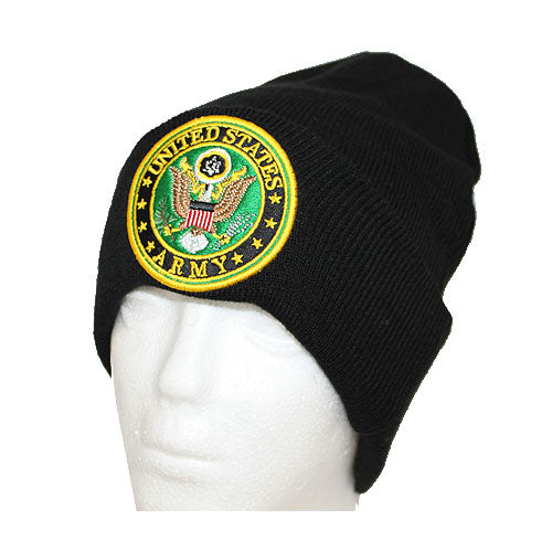 US Army with Round Logo Cuffed Beanie