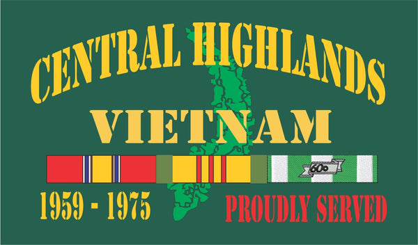 Central Highlands Vietnam Velcro Patch