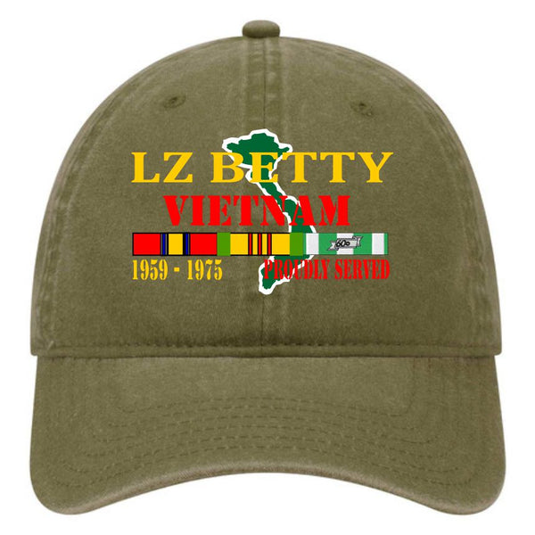 LZ BETTY OD GREEN COTTON CAP