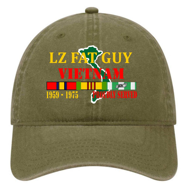 LZ FAT GUY OD GREEN COTTON CAP