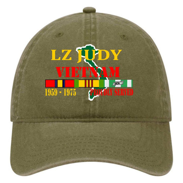 LZ JUDY OD GREEN COTTON CAP