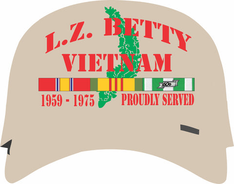 LZ Betty Vietnam Veteran Cap