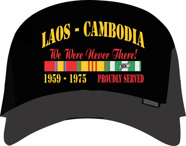 Laos-Cambodia Vietnam Veteran Cap  "We Were Never There"