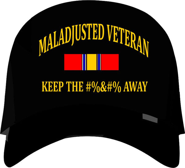 Maladjusted Veteran Black Cap