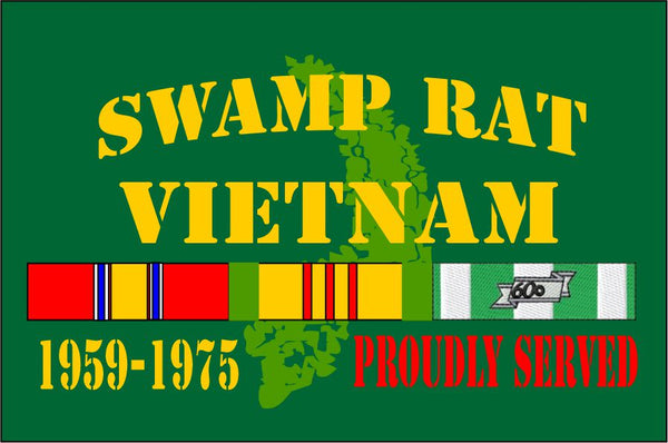 Swamp Rat Vietnam Velcro Patch
