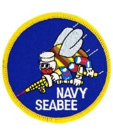 US Navy Round Seabees Patch