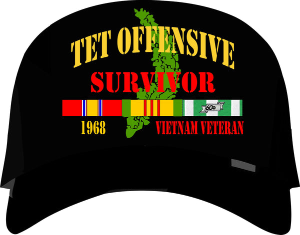 Tet Offensive Survivor 1968 Vietnam Veteran Cap